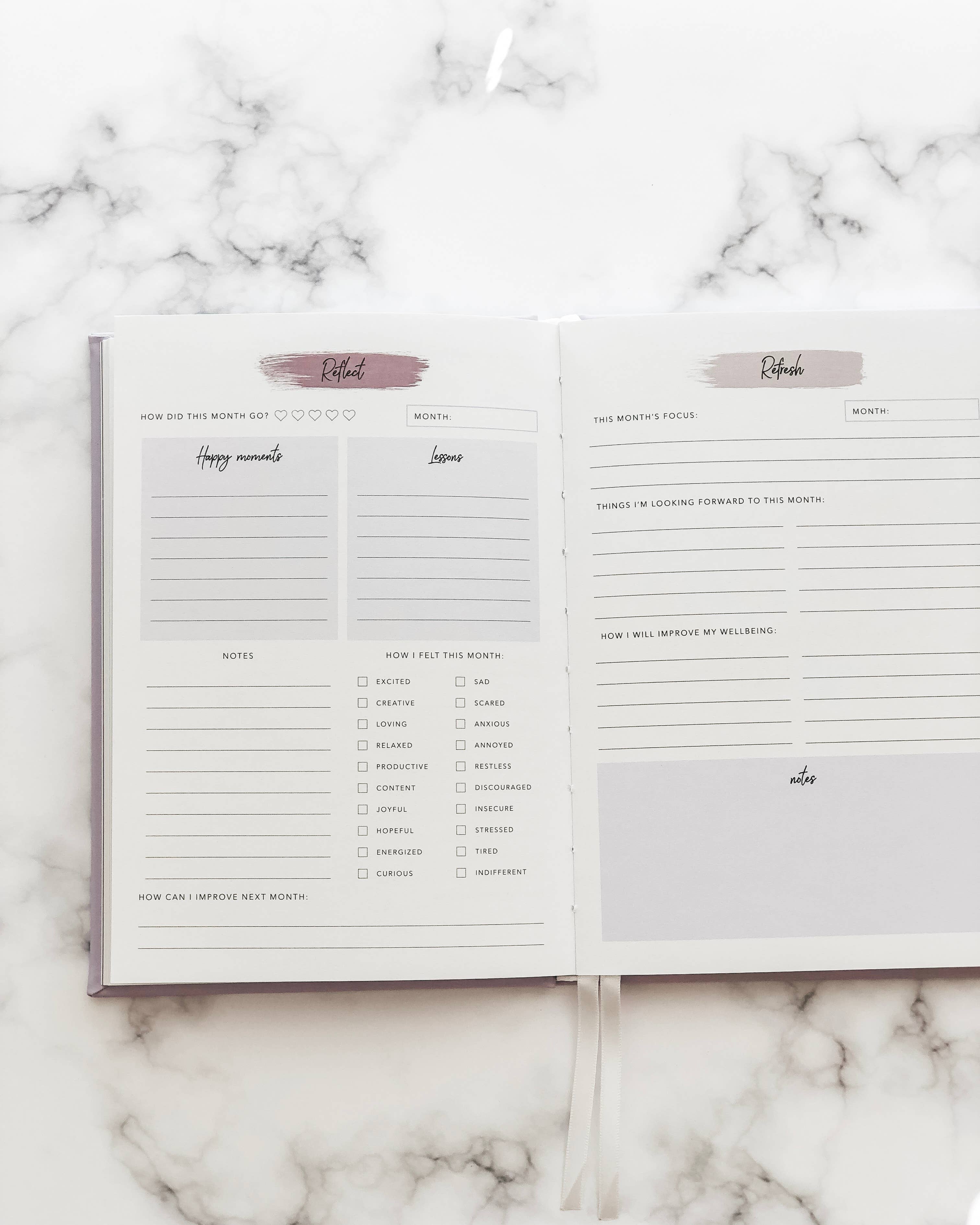 Gratitude & Affirmation Journal for Women – Daily Wellness Notebook - Willow and Queen