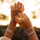 MantraBand: Survivor | Yellow Gold - Willow and Queen
