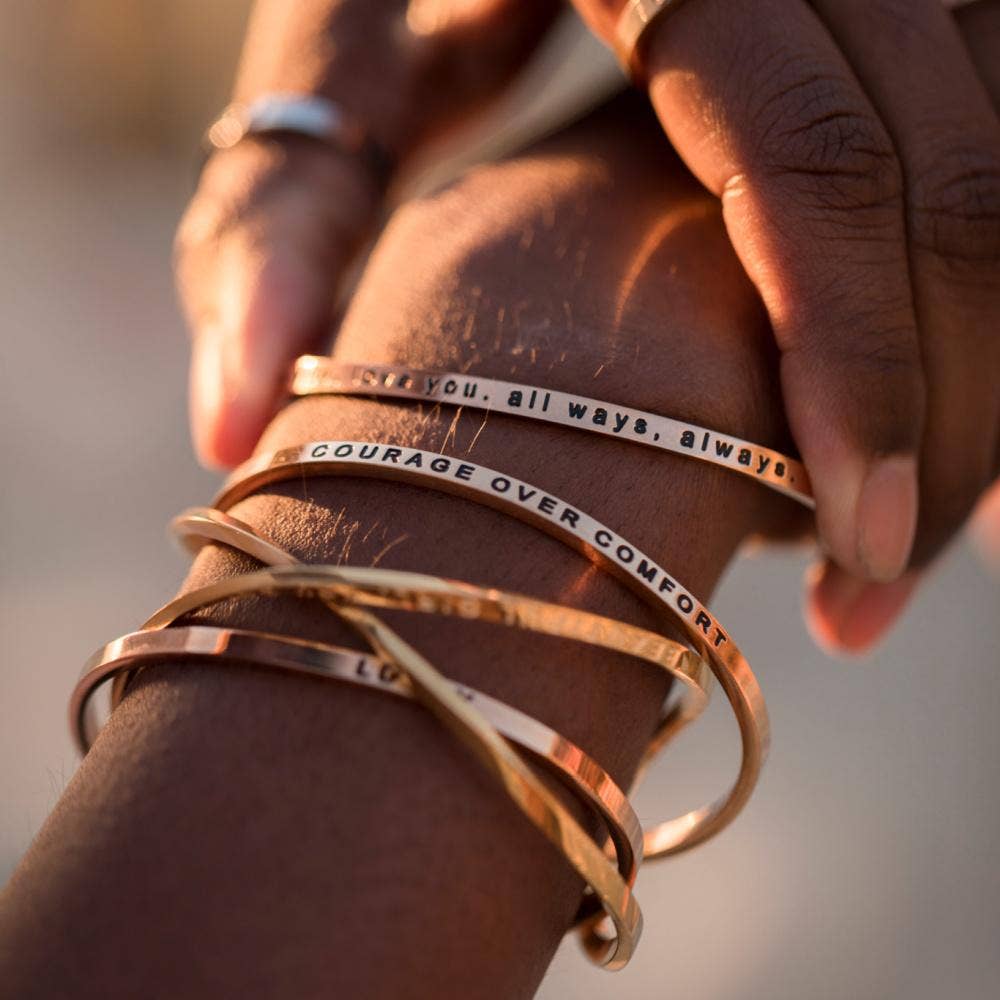 MantraBand: Survivor | Yellow Gold - Willow and Queen