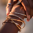 MantraBand: Survivor | Yellow Gold - Willow and Queen