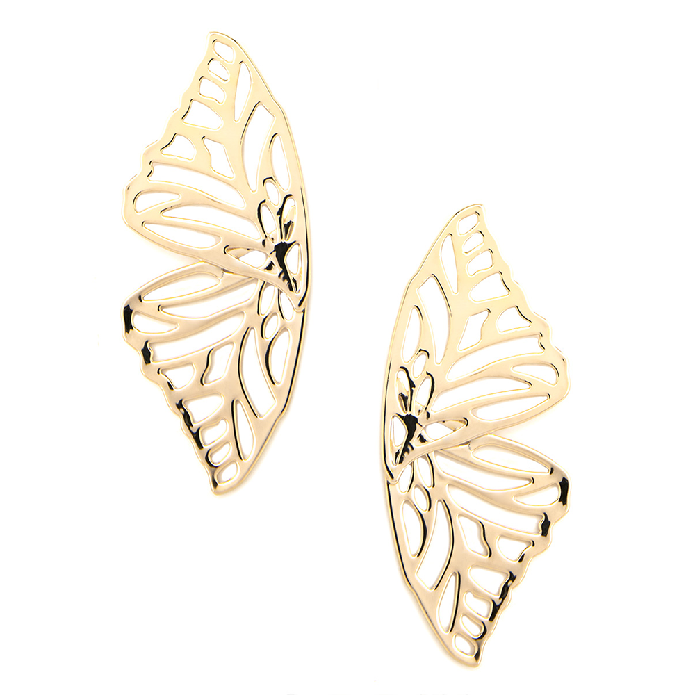 Butterfly Wing Statement Earrings - Willow and Queen
