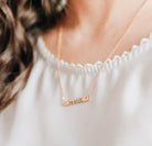 Be Still Bar Necklace - Willow and Queen