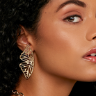Butterfly Wing Statement Earrings - Willow and Queen