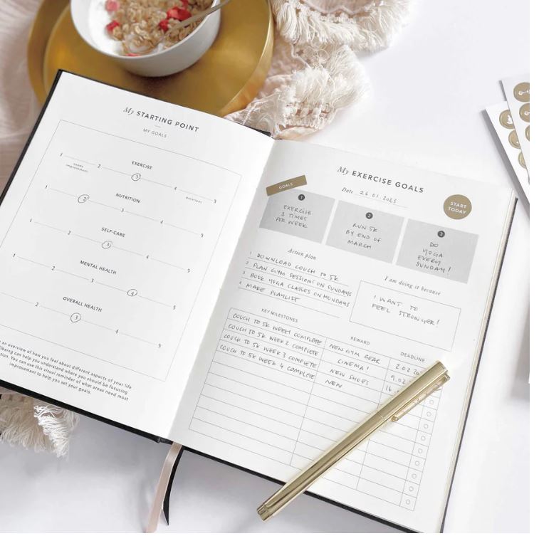 My Daily Fitness Planner -  Workout and Meal Planner | Multiple Color Options - Willow and Queen