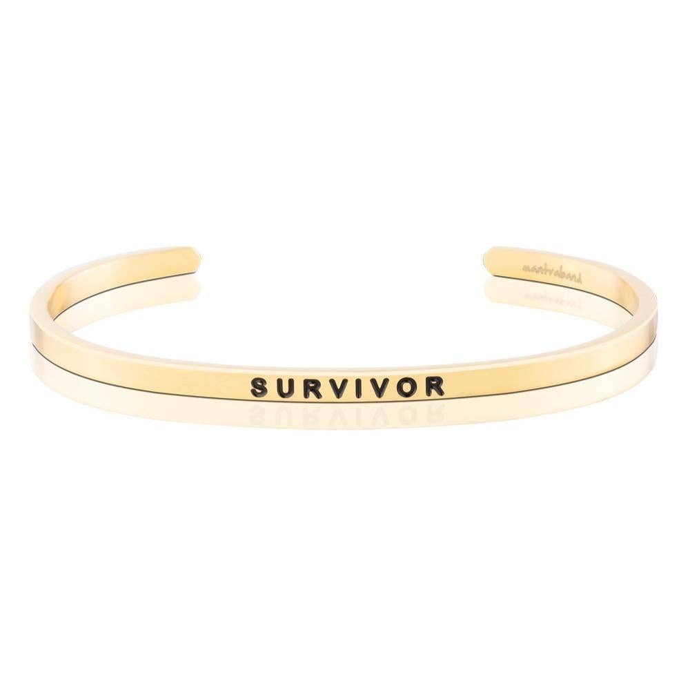 MantraBand: Survivor | Yellow Gold - Willow and Queen