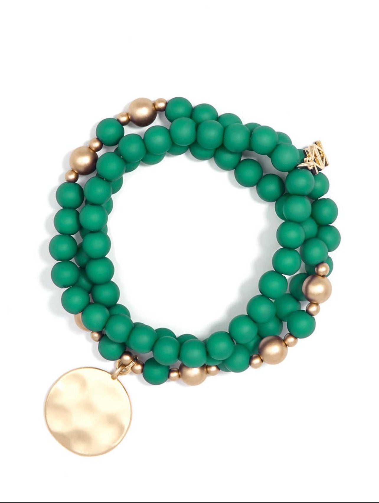 Matte Beaded Wrap Charm Bracelet | Multiple Colors - Willow and Queen
